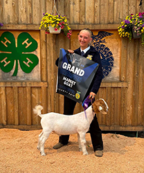 Aulive Frey
Overall Supreme Goat
Grand Champion FFA
Hood River County, Oregon