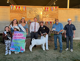 Scotlynn Sanchez
Overall Grand Champion Goat
Champion FFA Goat
LosBanos Spring Fair